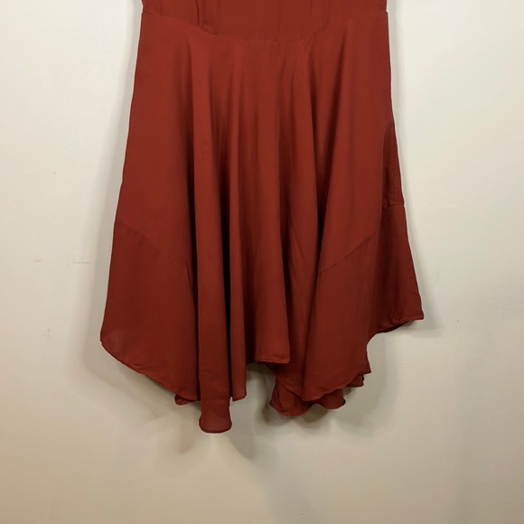 A.L.C Sosta silk handkerchief hem dress - Picture 10 of 10